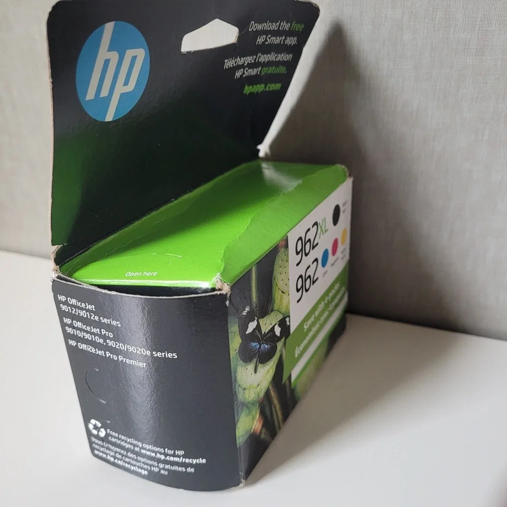 HP 962 / 962XL NEW Original Ink 4-Pack Combo (Black, C, M, Y) Jan 2027 Warranty